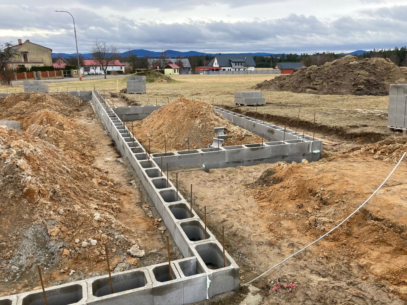 Základová deska rodinného domu – zemní práce 4